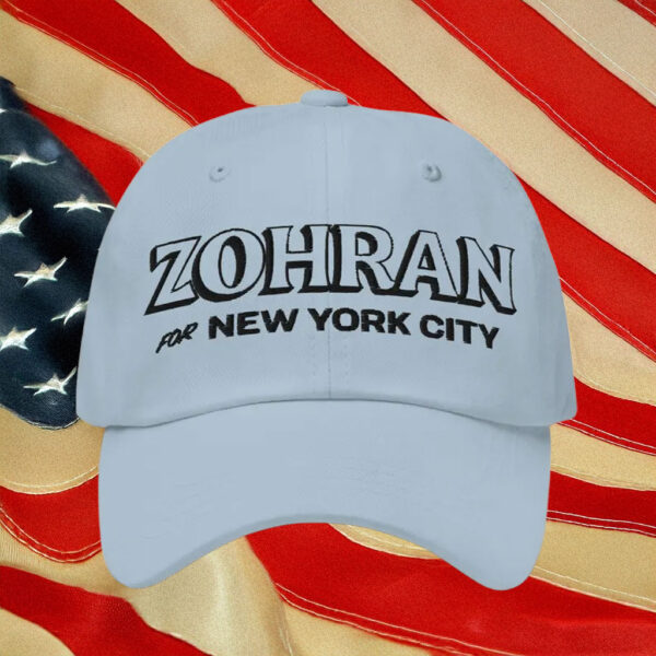 Zohran for New York City Hat – Embroidered Dad Cap, NYC Mayor 2025 Campaign Hat