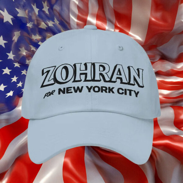 Zohran for New York City Hat – Embroidered Dad Cap, NYC Mayor 2025 Campaign Hat