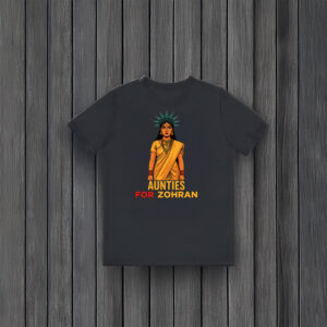 Aunties-For-Zohran-New-York-T-Shirt-–-Empowering-Support-Tee