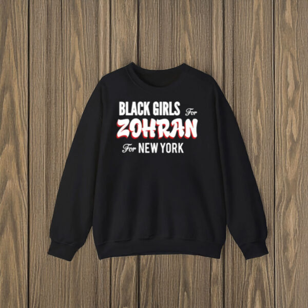Black-Girls-for-Zohran-Tee-–-Retro-Style-Campaign-Shirts