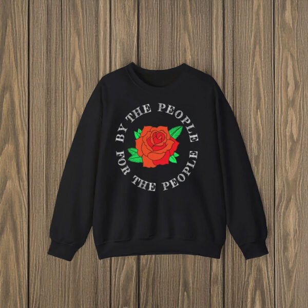 For-the-People-Progressive-Tee-–-Democratic-Socialist-Rose-Quote-Shirts