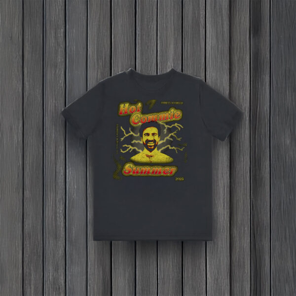 Hot-Commie-Summer-2025-T-Shirt-–-Zohran-Mamdani-Campaign-Tee