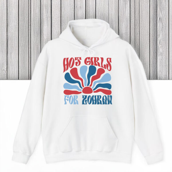 Hot Girls for Zohran Boho Shirt – Retro 70s Inspired Political Tee - Image 2