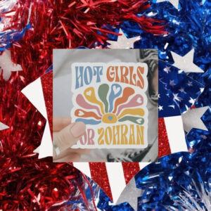 Hot-Girls-for-Zohran-–-Retro-Style-Campaign-Stickers