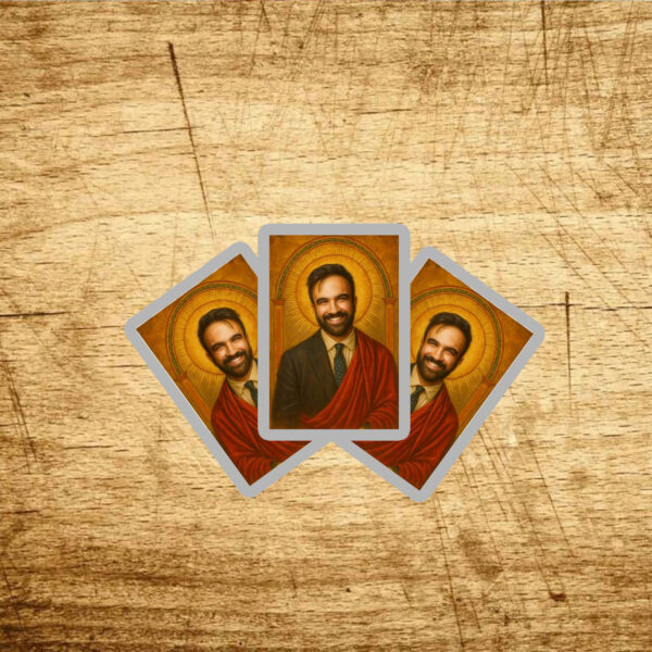 Saint-Zohran-Sticker-–-Inspirational-Political-Artwork-Decal-USA