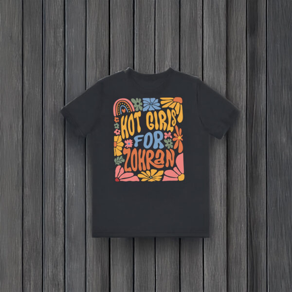 Subtle-Hot-Girls-For-Zohran-Anti-Trump-Shirt-–-Retro-Floral-Political-Tee