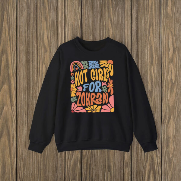 Subtle-Hot-Girls-For-Zohran-Anti-Trump-Shirt-–-Retro-Floral-Political-Tees