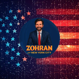 Vote-Zohran-Rank-Zohran-Button-–-Official-Campaign-Badges