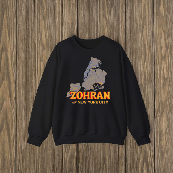 Vote-Zohran-Rank-Zohran-–-NYC-Map-Campaign-Shirts