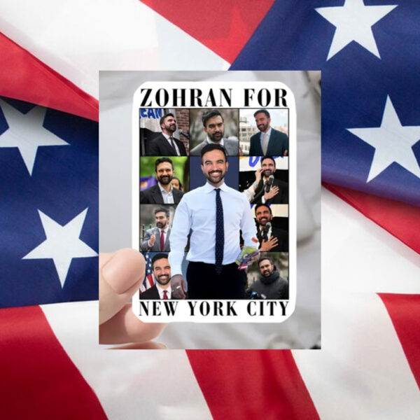 Zohran-For-Mayor-NYC-Election-Sticker-–-Campaign-Collage-Decal