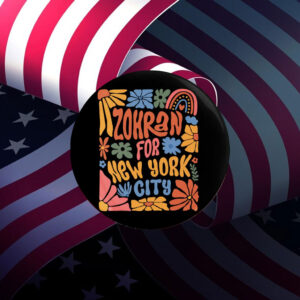 Zohran-For-New-York-City-Boho-Button-–-Colorful-Campaign-Badge-us