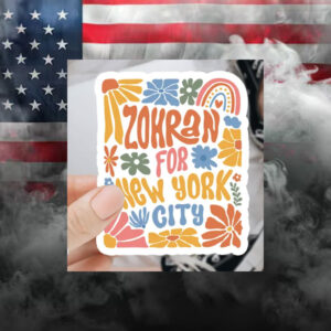 Zohran-For-New-York-City-Boho-Sticker-–-Colorful-Campaign-Decal-usa