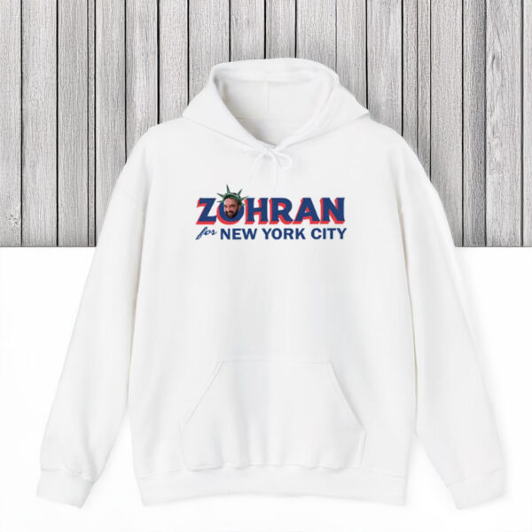 Zohran-For-New-York-City--Iconic-Face-Graphic-T-Shirts