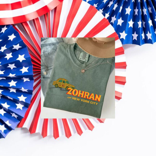 Zohran-Mamdani-NYC-Shirt-–-Floral-Taxi-Campaign-Tee-usa
