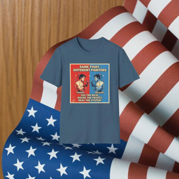 Zohran-Mamdani-vs.-Delgado-Shirt-–-Same-Fight-Different-Fighters-Political-Tees