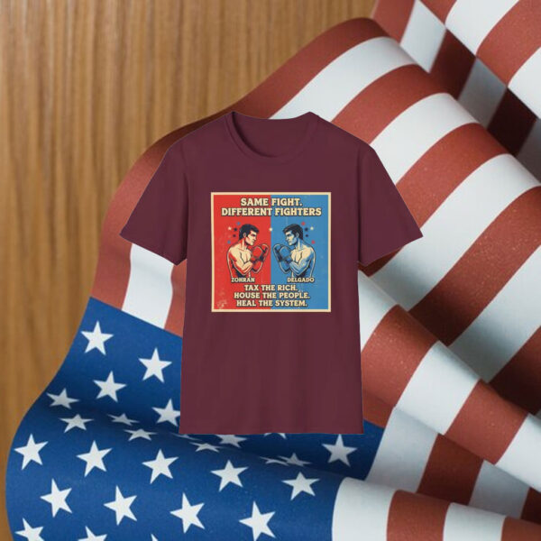Zohran-Mamdani-vs.-Delgado-Shirt-–-Same-Fight-Different-Fighters-Political-Tees-US