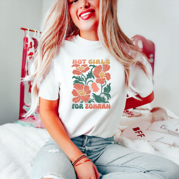 Zohran-Supporter-Shirt-–-Boho-Floral-Hot-Girls-Design